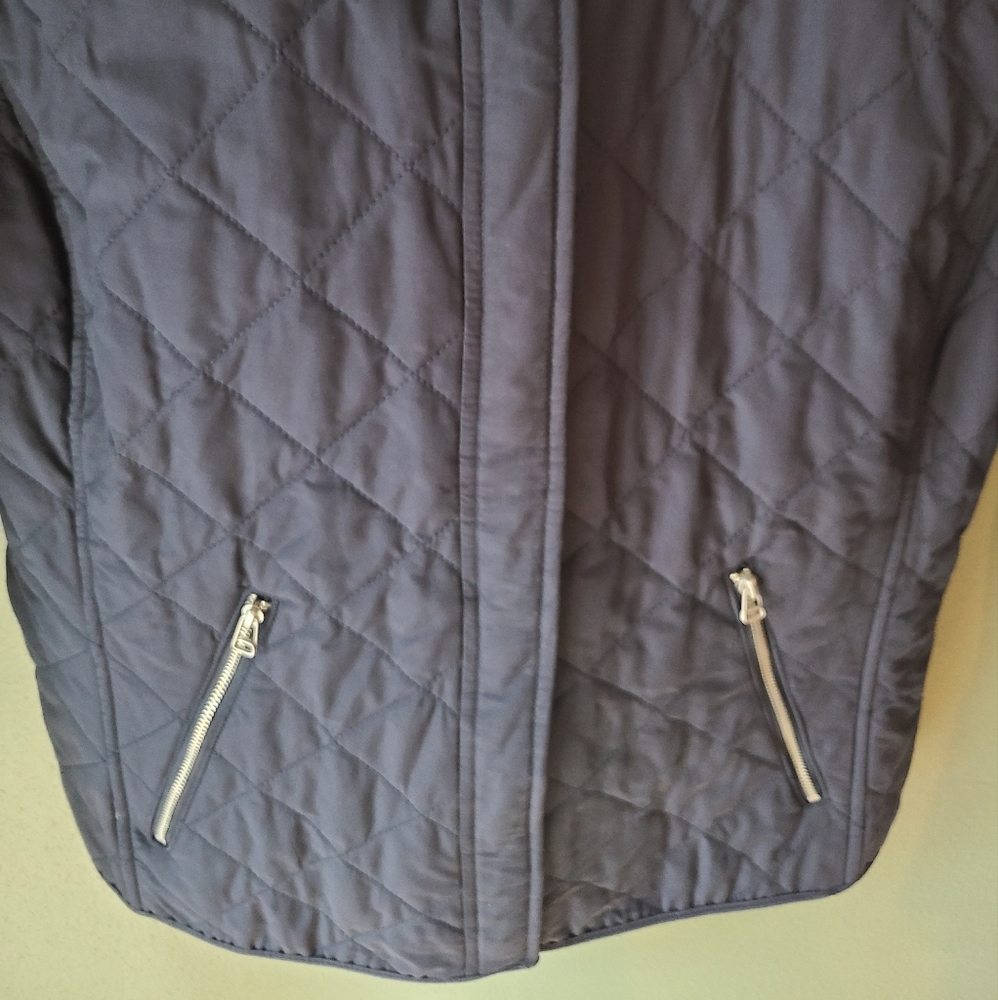 Gap Quilted Jacket in Navy, Size Large - Picture 3 of 5